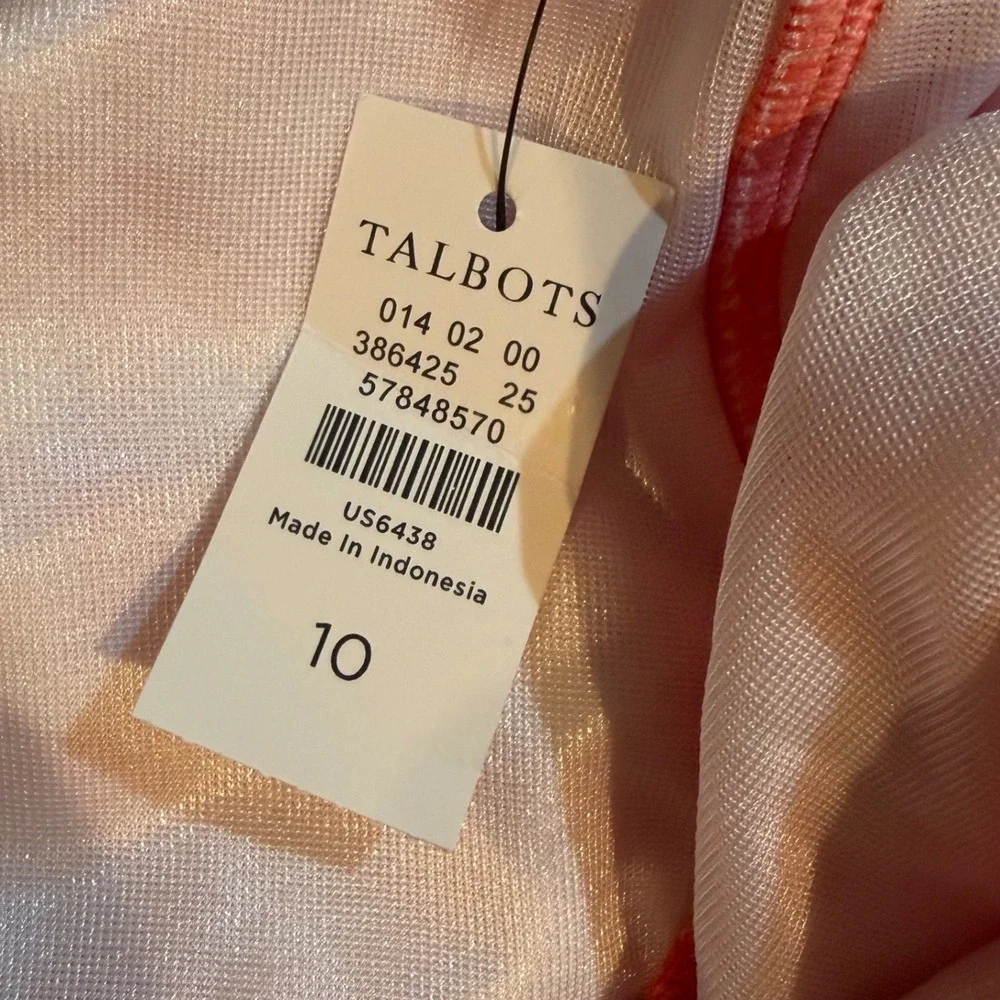 Miraclesuit‎ x Talbots Cabana Tankini Picnic Plaid Gingham Swimsuit Red White 10